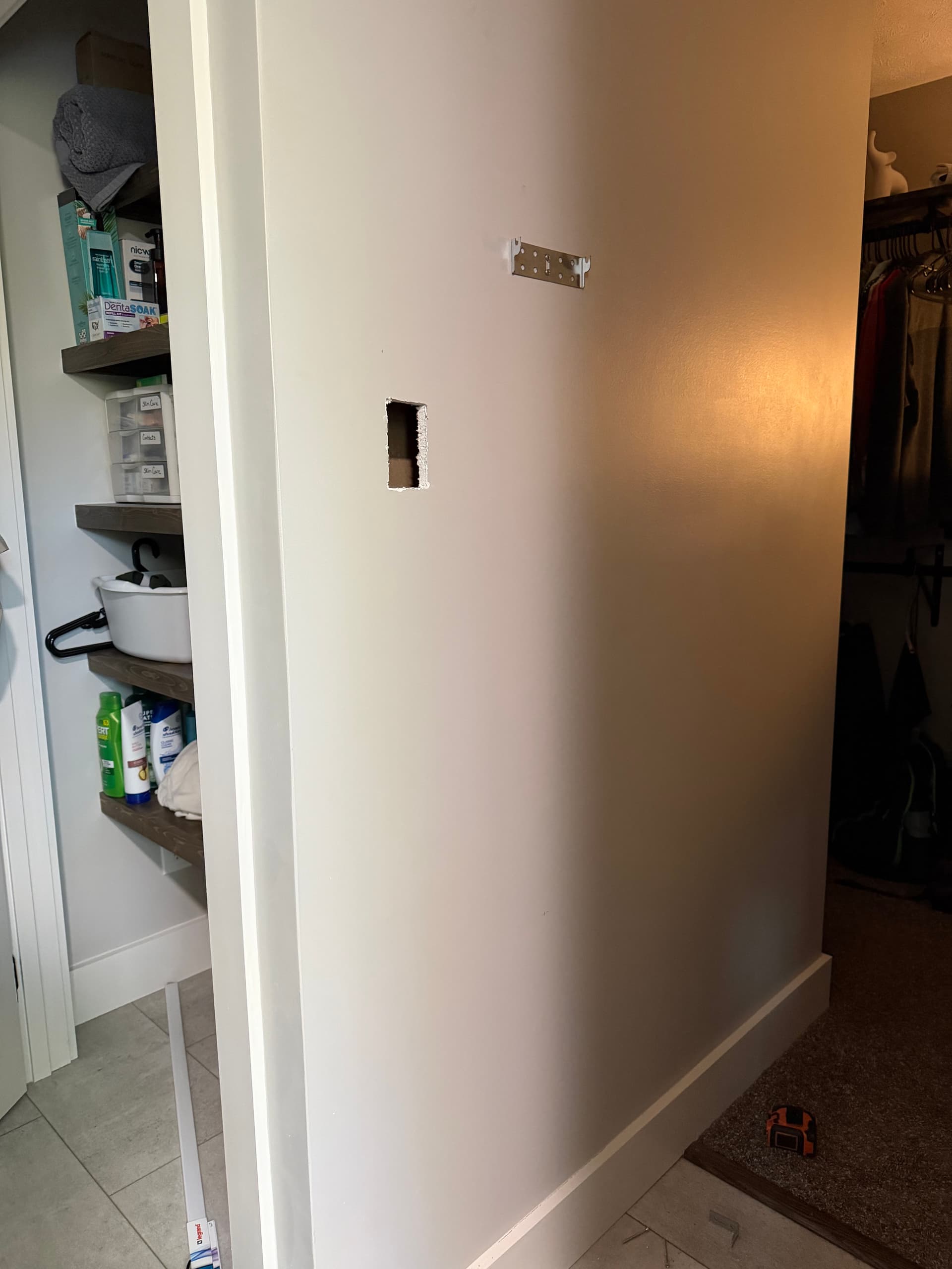 Efficient Towel Heater Installation with Timer Switch image