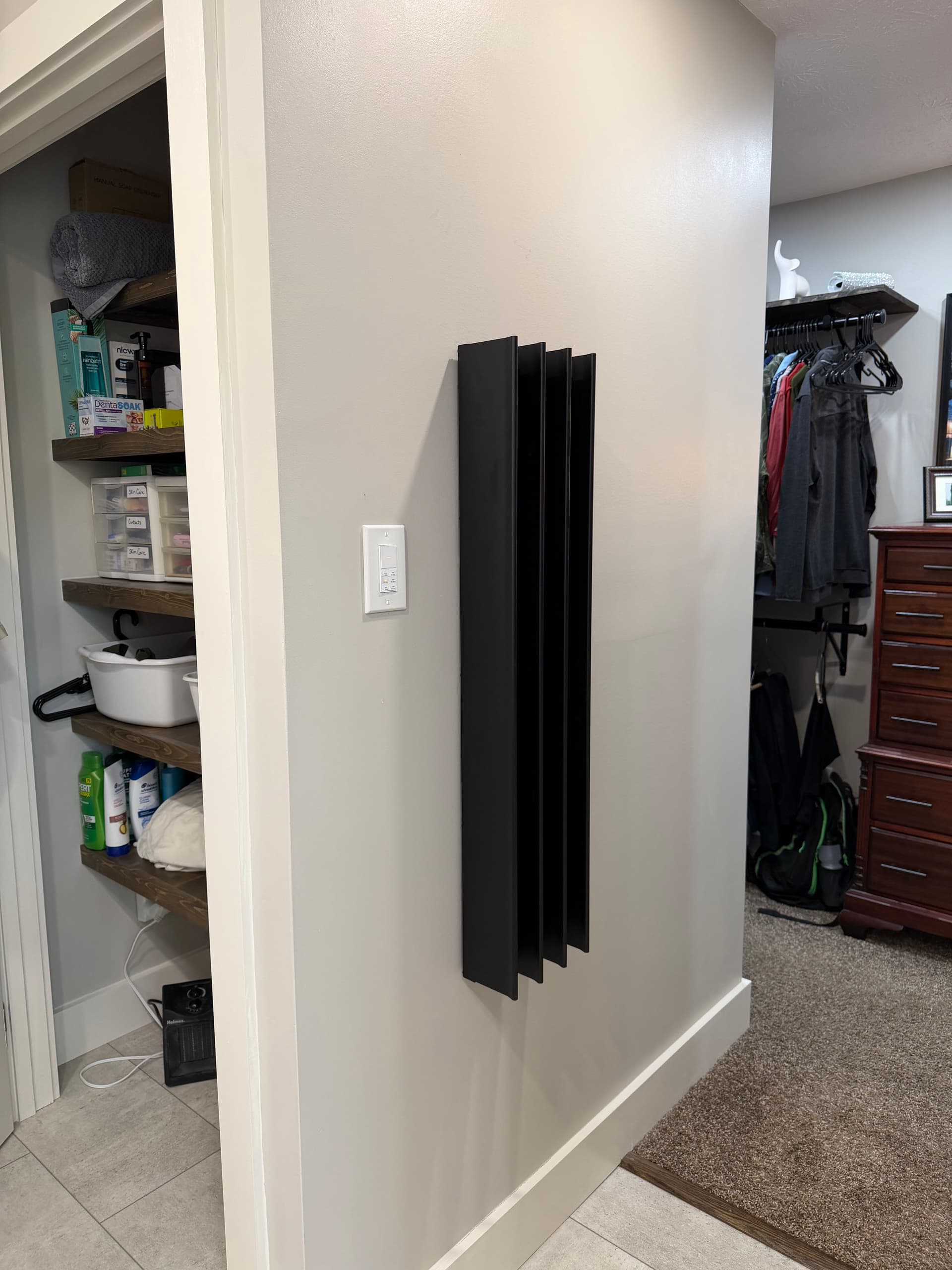 Gallery photos for Efficient Towel Heater Installation with Timer Switch: Image #2