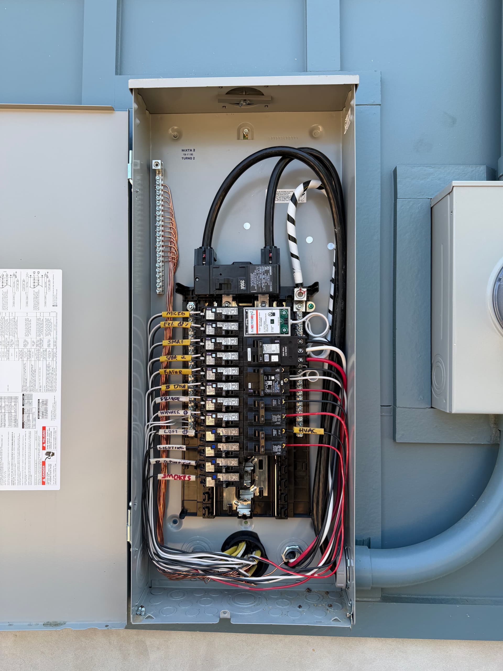 Gallery photos for Clean Panel Install Nearly Done in KnoxVille: Image #1