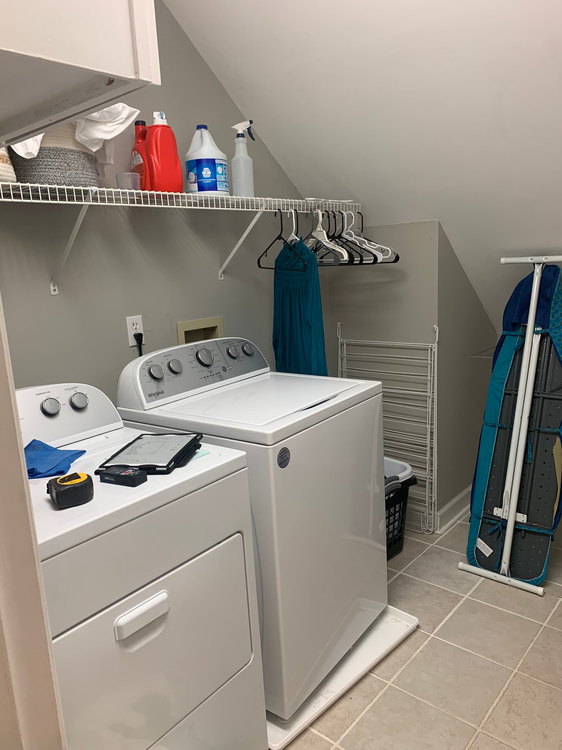 Gallery photos for Upstairs Utility Room Converted Into a Full Bathroom: Image #2