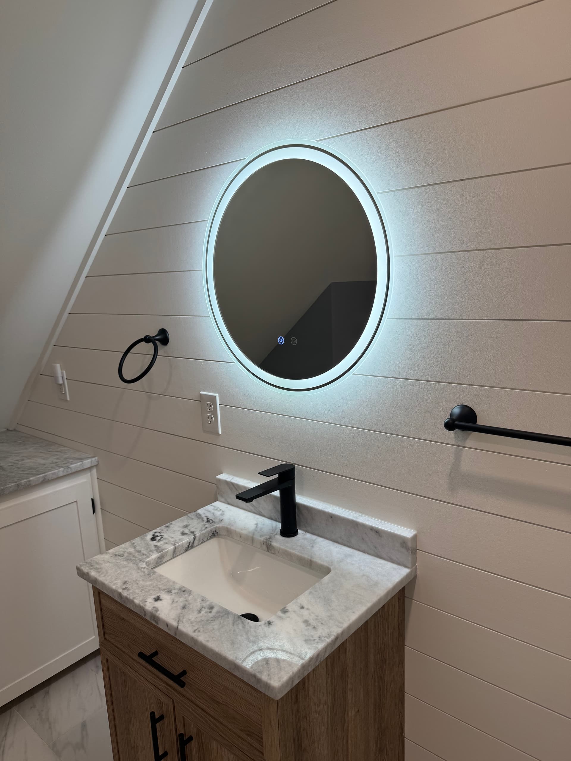 Gallery photos for Upstairs Utility Room Converted Into a Full Bathroom: Image #1