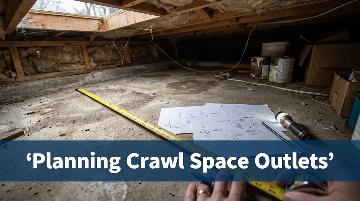 Planning Crawl Space, TV & Ethernet Outlets with Us image
