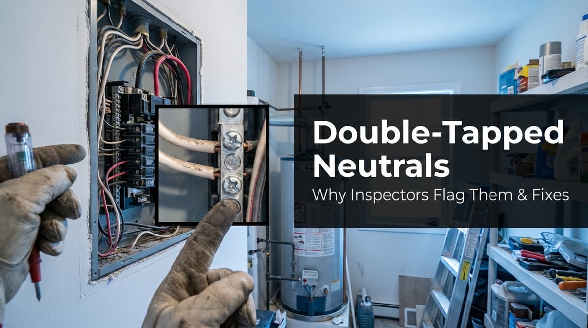 Featured post - Double-Tapped Neutrals: Why Inspectors Flag Them & Fixes